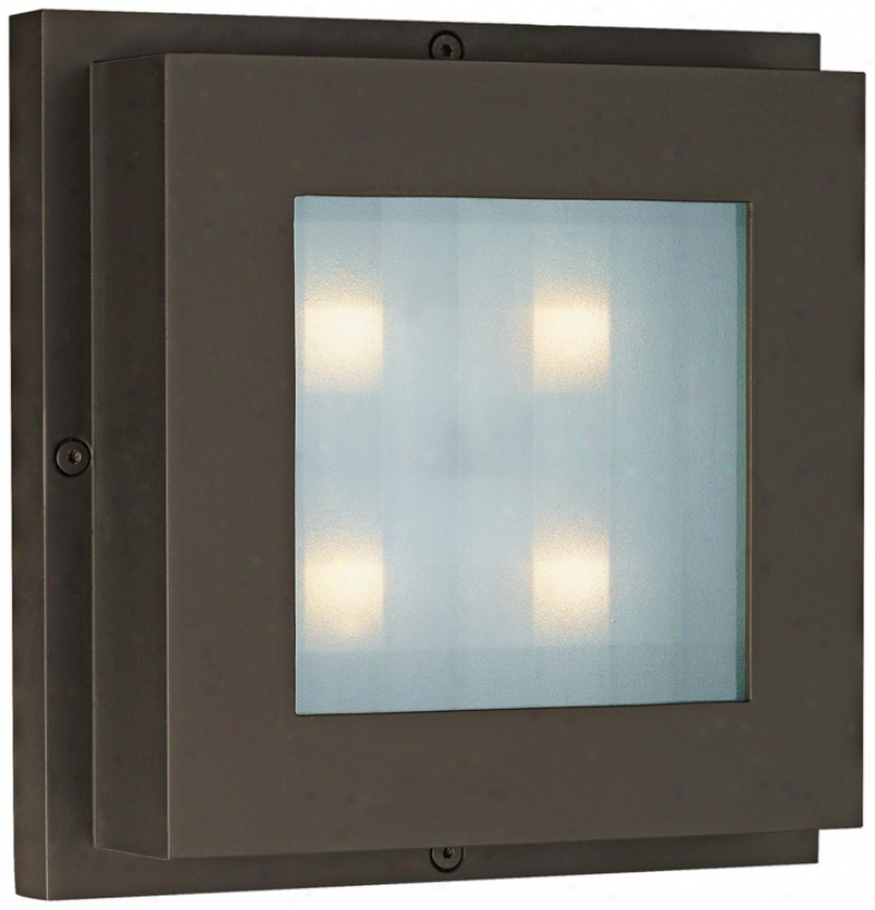 Csl Level Bronze 6 3/4" Wide Led Wall/ceiling Whitish (t0098)