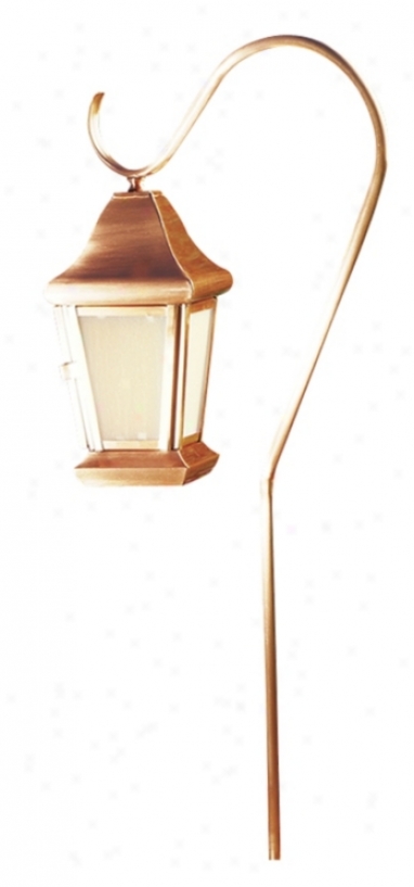 Dabmar Copper Hanging Lantern Path Light (07979)