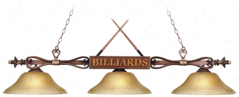 Designer Classics Billiards Island And Pool Table Light (m6173)