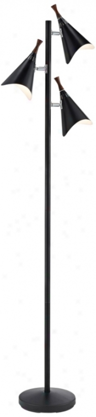 Draper 3-light Mid-century Modern Floor Lamp (w4851)