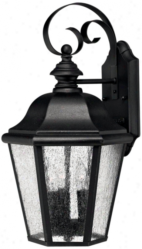 Edgewater Collection Black 17 1/2" High Outdoor Waall Light (46438)