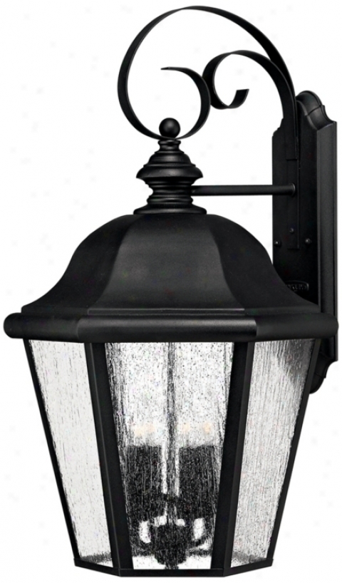 Edgewater Collection Black 25 1/2" High Outdoor Wall Light (37302)