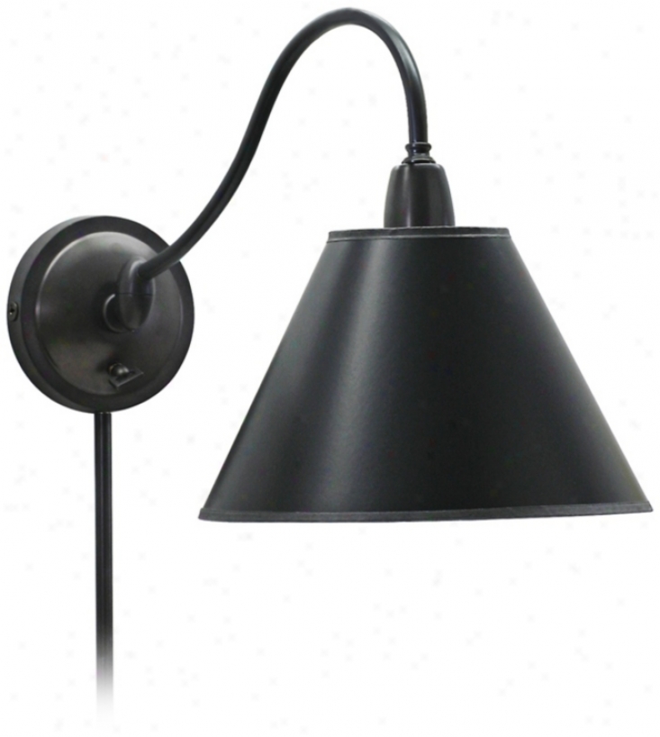 Empire Oil-rubbe dBronze Hyde Plug-in Swing Arm Wall Lamp (39472)