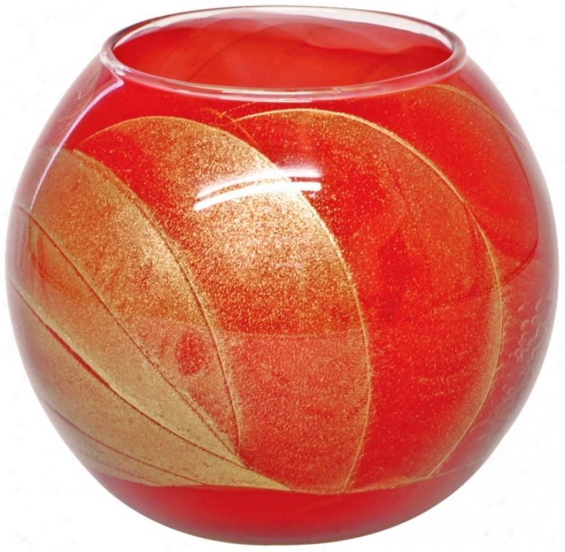 Esque↦#8482; 4" Poppy Candle Globe With Gift Box (w6558)