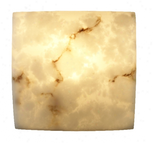 Faux Alabaster Square Wall Sconce (614899)