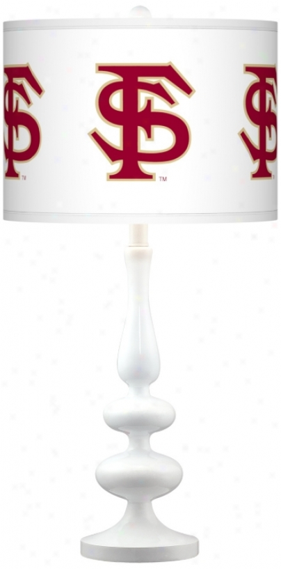 Florida State University Gloss Whi5e Table Lamp (n5729-y3331)