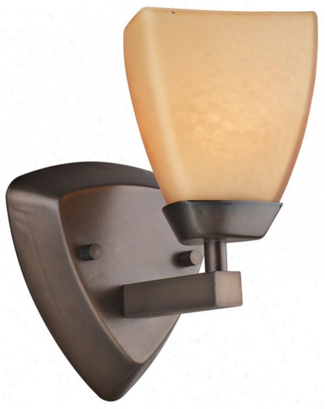 Forecast Evan Collection 8" Higgh Bronze Wall Sconce (g5686)