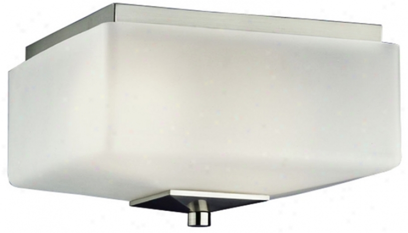 Forecast Radius Collection 11" Wide Nickel Ceiling Light (25892)