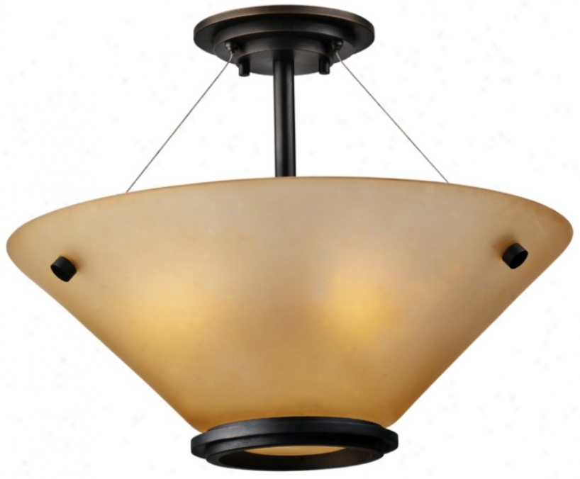 Forecast Town  And Country 20" Bronze Ceiling Light (92185)