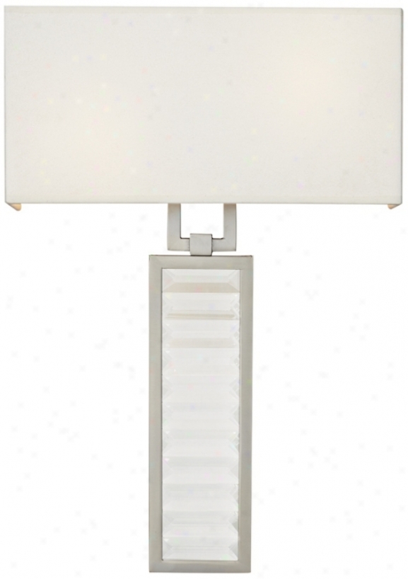 Forecast Zsa Zsa 16 1/4" High Satin Nickel Wall Sconce (y6262)