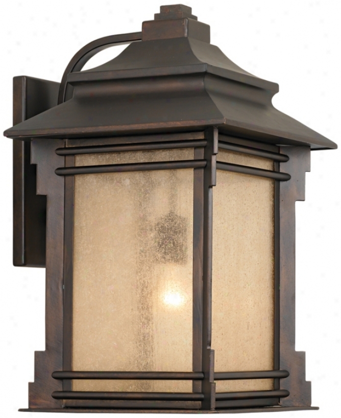 Franklin Iron Works Hickory Point 19" High Outdoor  Light (09639)