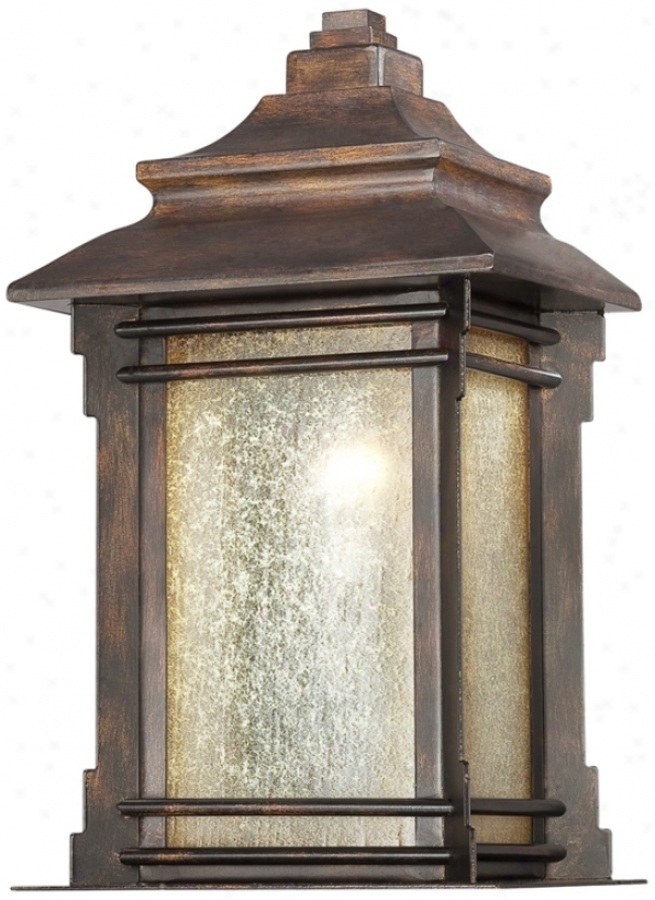 Franklin Iron Works Hickory Point Outdoor Pocket Wall Light (n8951)