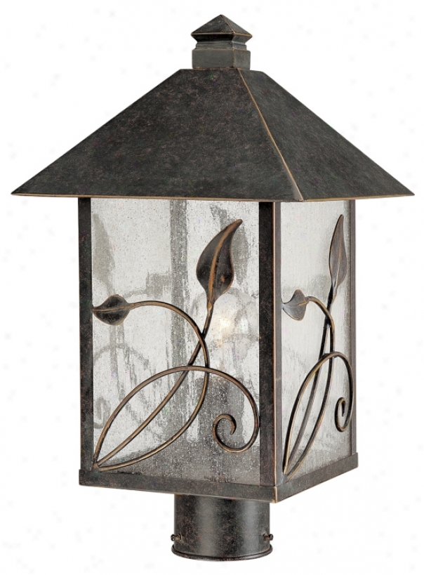 French Garden Collection 17" High Outdoor Post Light (71034)