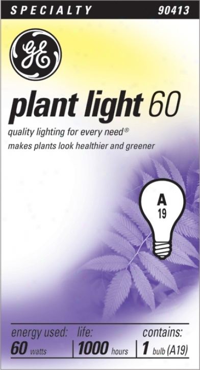 Ge Plant Light Bulb - 60 Watts (90413)