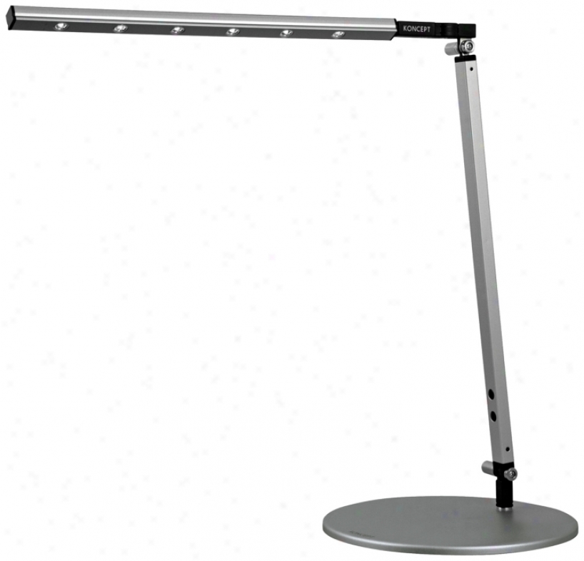 Gen 2 I-bar Silver Daylight High Power Led Desk Lamp (k9440)