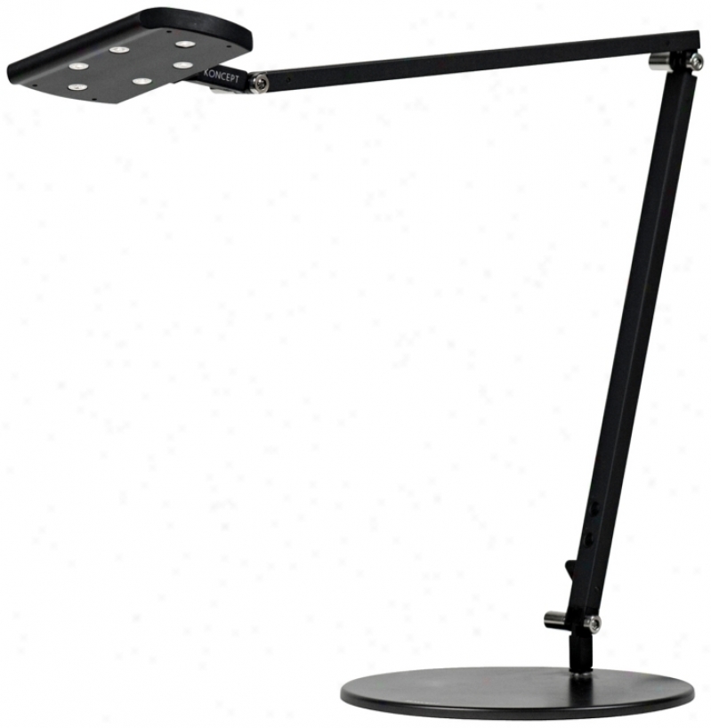 Gen 2 Icelight Metallic Black Warm White Led Desk Lamp (k9446)