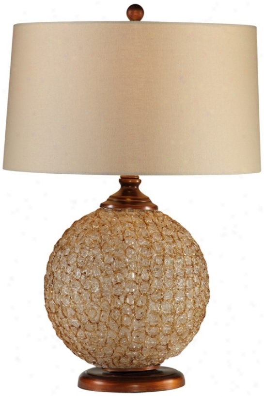 Gold Ice Ball Table Lamp (y8802)