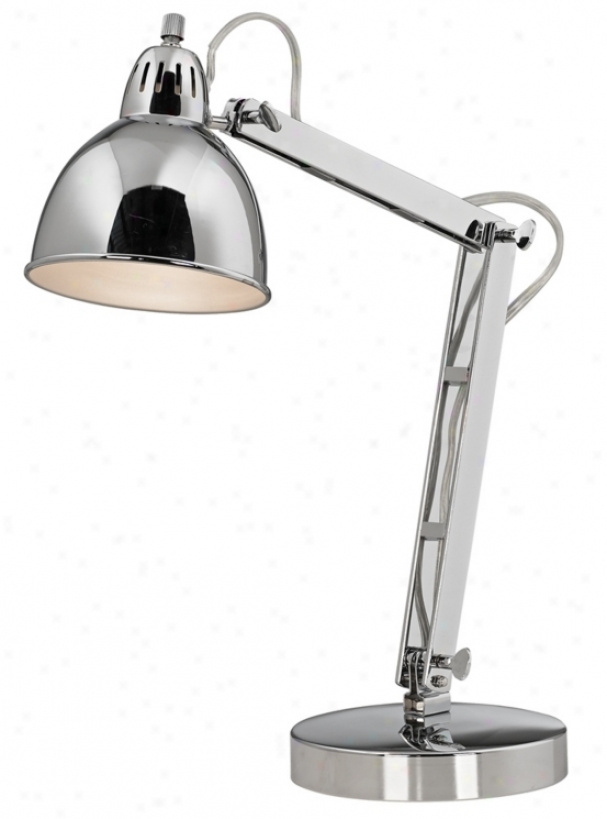 Gramercy Chrome Finish Adjustable Desk Lamp (p5451)