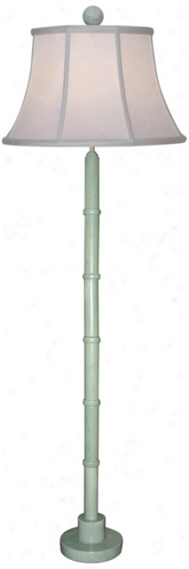 Green Jade ColumnF loor Lamp (v1617)