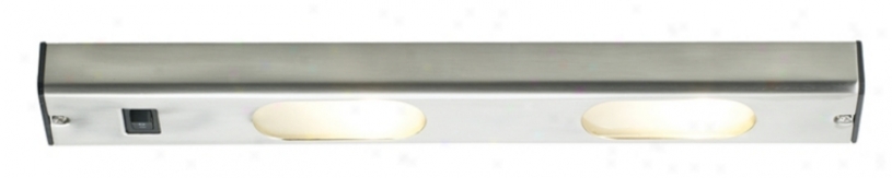 Halogen 14 3/4" Wide Brushed Steel Under Cabinet Light (60643)