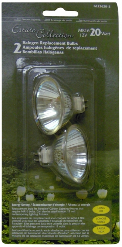 Halogen G4 12-volt 20 Watt 2-pack Light Bulbs (p9763)