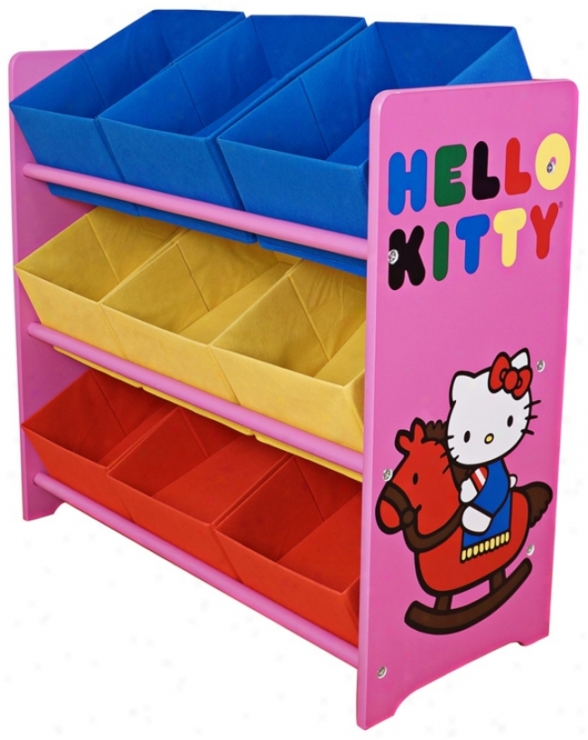 Hello Kitty Multi-color Fun Kids Storage Unit (w6864)