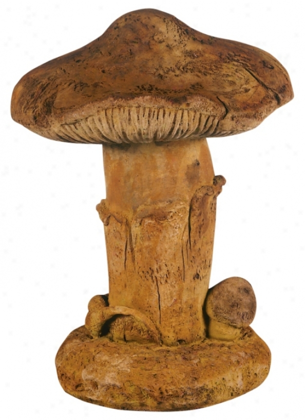 Henri Stuidos Large Single Mushroom Garden Sculpture (28600)