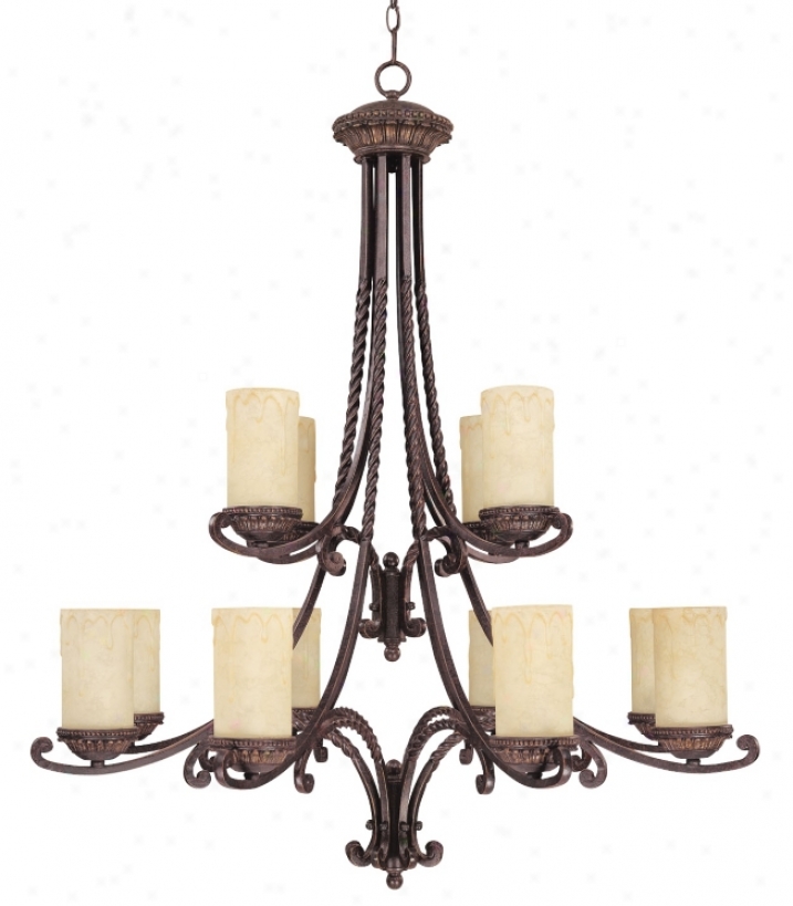Highlands Collevtion 44" High Two Tier Chandelier (g3598)