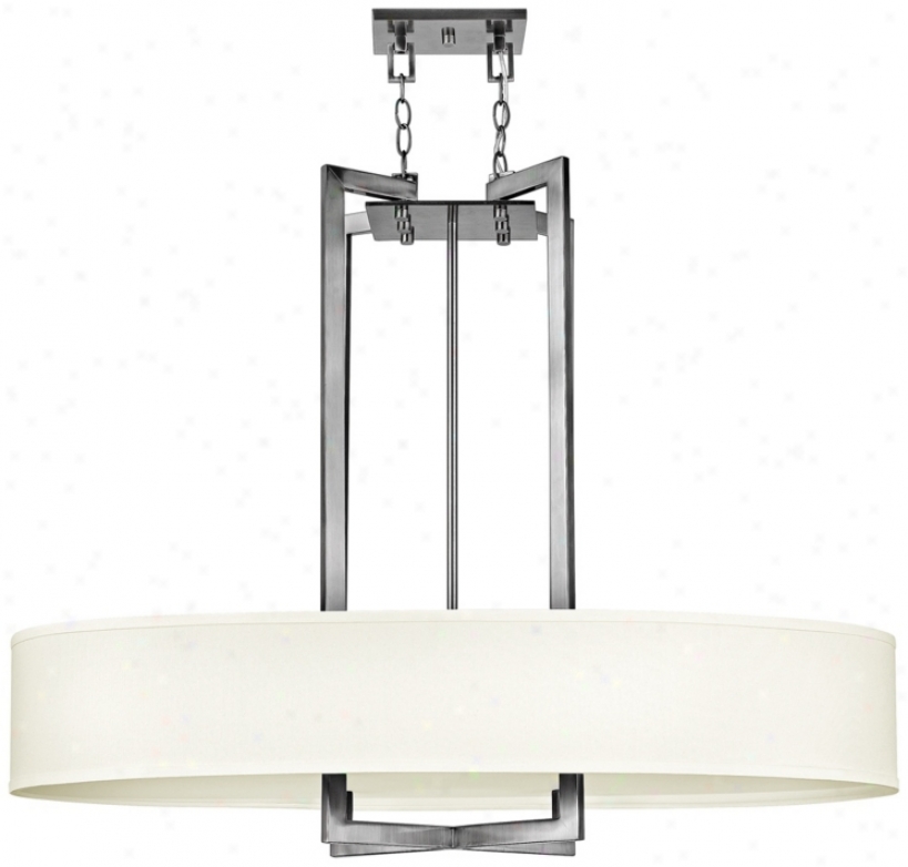 Hinkley Hampton Collection 40" Wide Nickel Pendant Light (m7485)