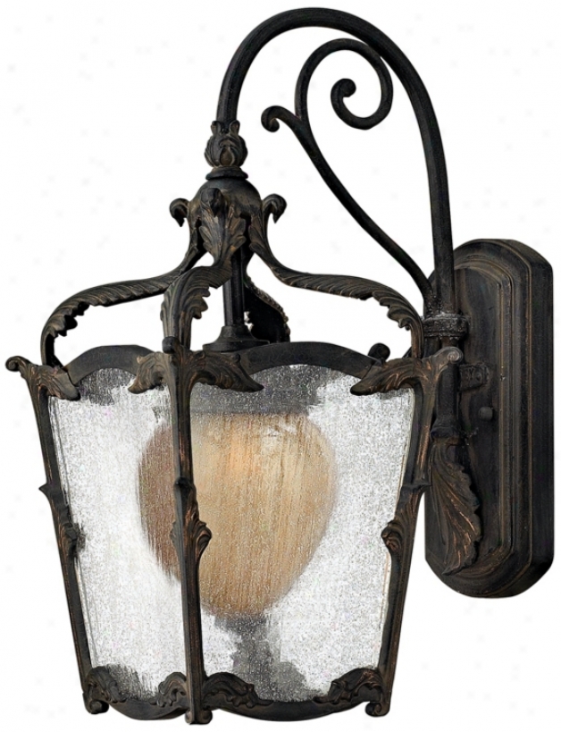 Hinkley Sorrento Collection 17" High Outdoor Wall Candle (k0745)
