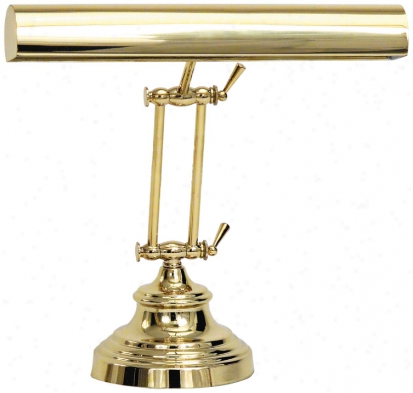 House Of Troy Advent 12" High Polished Brass Piamo Lamp (r3376)