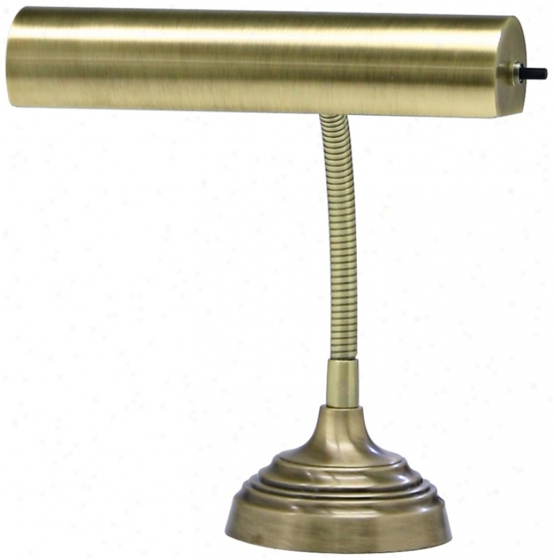 House Of Troy Advent Antique Brass Piano Desk Lamp (r3362)