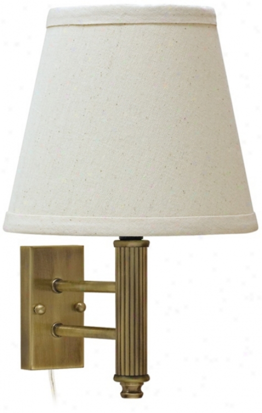 House Of Troy Greensboro Torch Old Brass Wall Lamp (x5597)