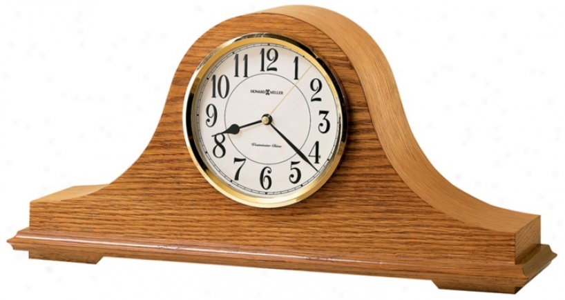 Howard Miller Nicholas 17 3/4" Wide Tabletop Clock (r3966)
