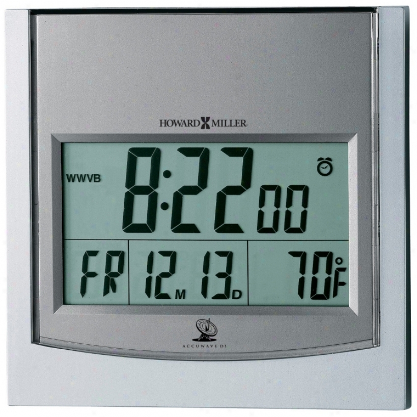 Howard Miller Techtime 6" Square Wall Clock (t5065)