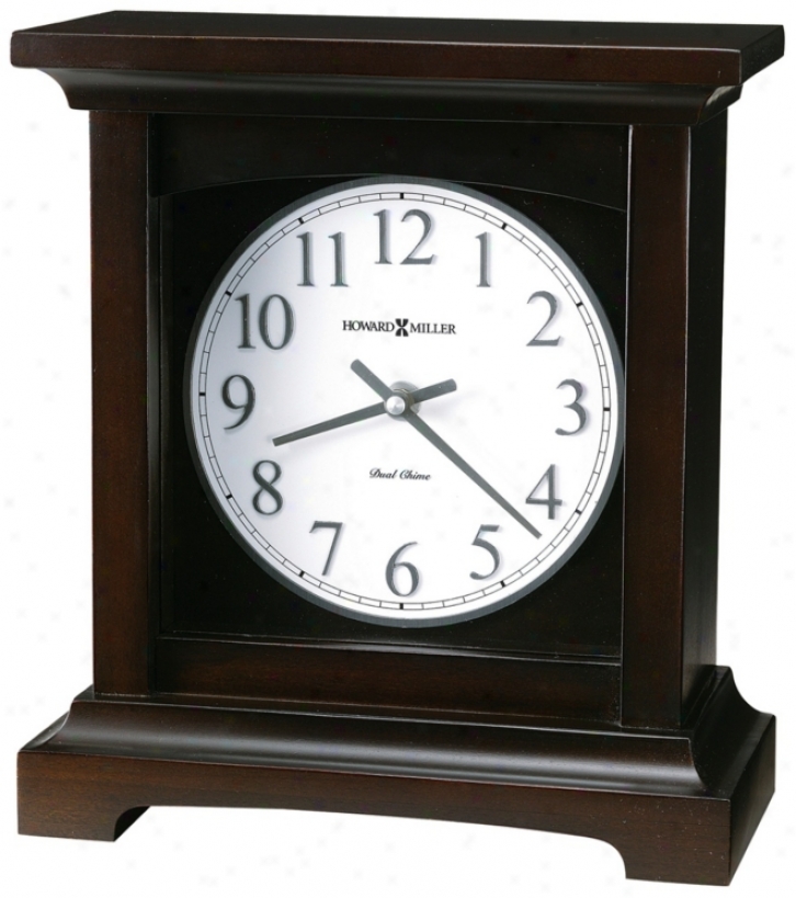 Howard Miller Urban Mantel 10" High Tabletop Clock (r3963)