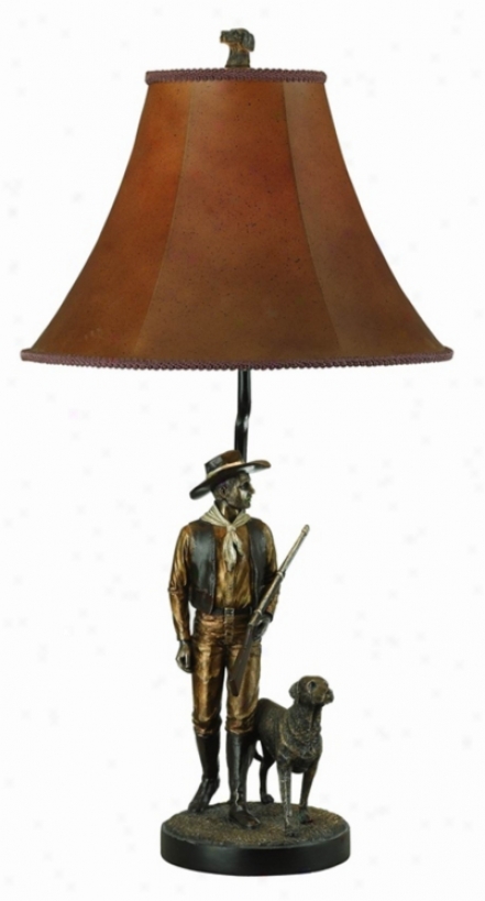 Hunter And Dog Flat Lamp (5924l)
