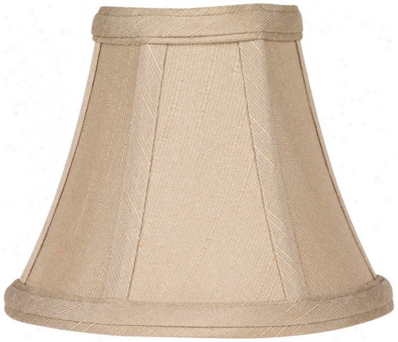 Imperial Taupe Fabric Lamp Shade 3x6x5 (clip-on) (r2700)