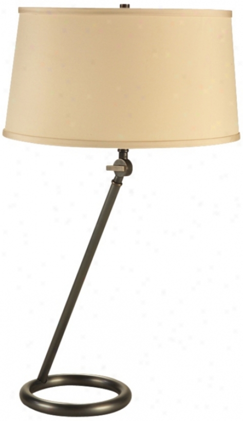 Incline Mission Bronze With Adjustable Shadde Table Lamp (u9222)