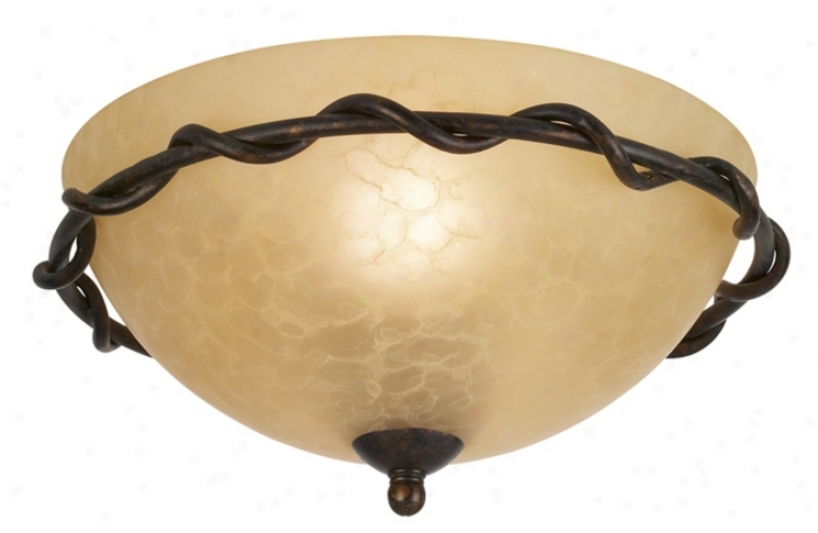 Italoan Bronze Pull-chain Ceiling Fan Light Kit (84671)