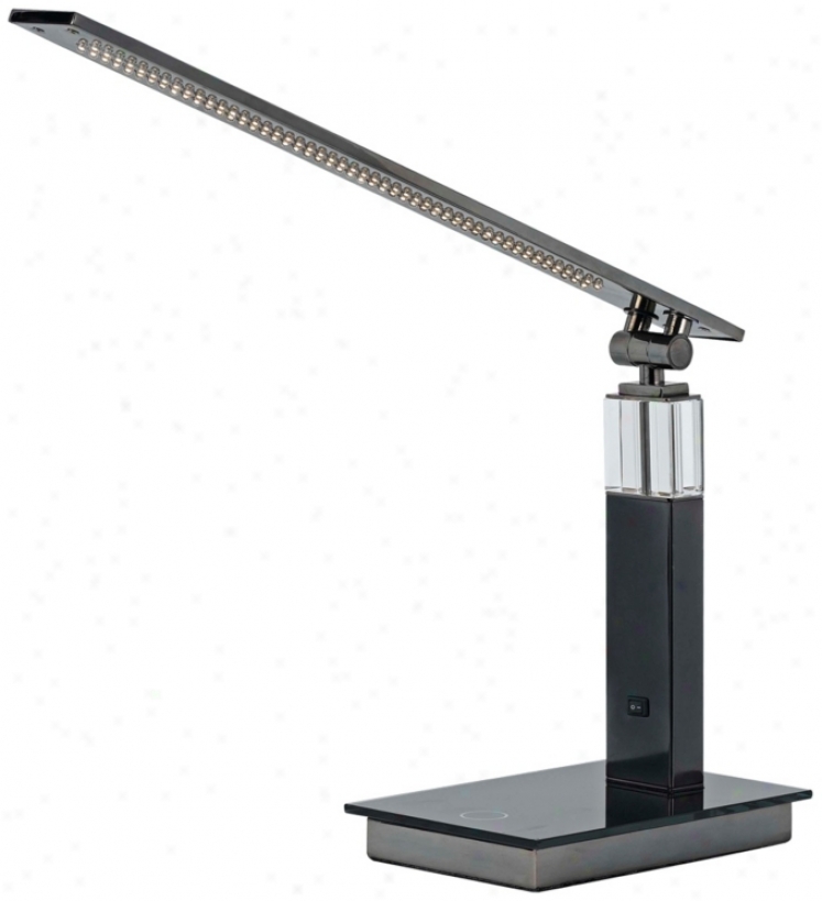 Jacent Gun Metal Led Desk Lamp (w1969)
