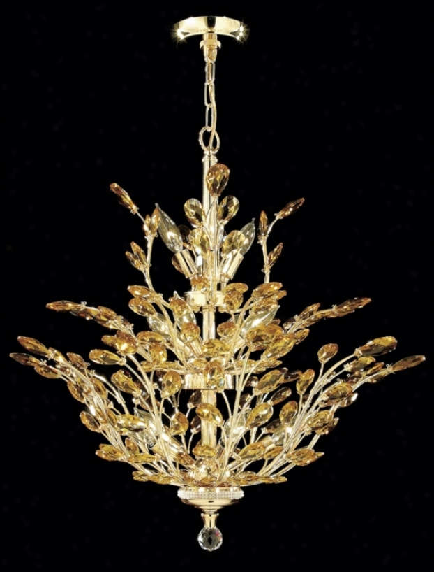 James R. Moder Florale Collection Gold 27" Wide Chandelier (21149)