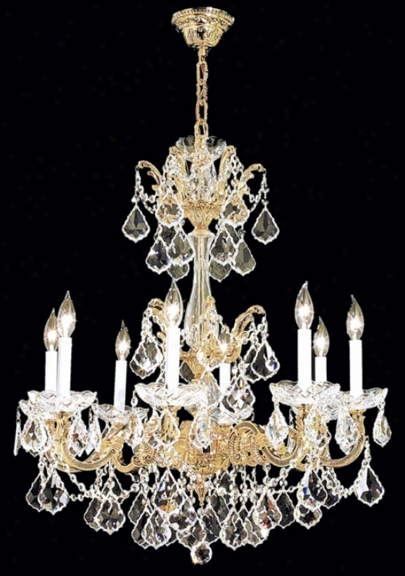 James R. Moder Madrrid Collection Eight Whitish Chandelier (14826)