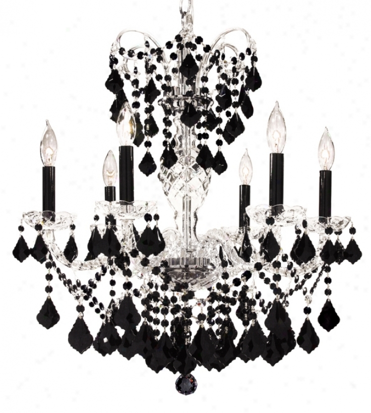 James R. Moder Vienna Collection Black Ceystal Chandelier (03082)