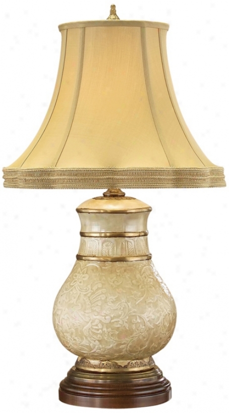 John Richard French Creamware Table Lamp (p1156)