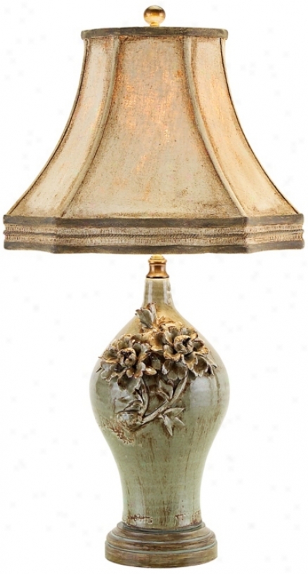 John Rochard Hand-crafted Ceramic Table Lamp (x5471)