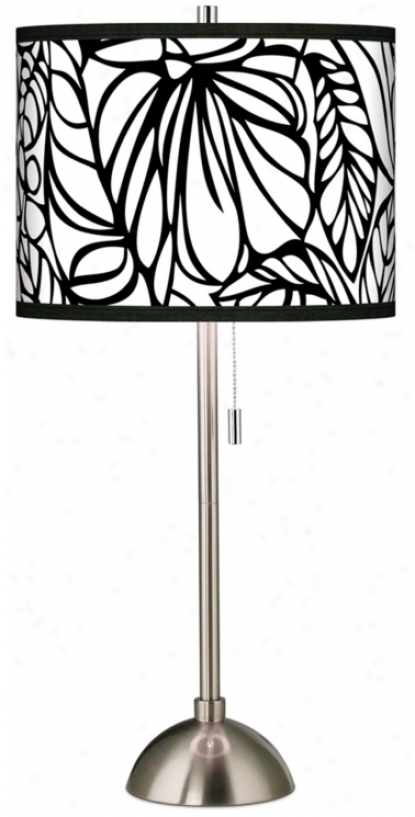 Jungle Moon Giclee Shade Table Lamp (60757-r1092)