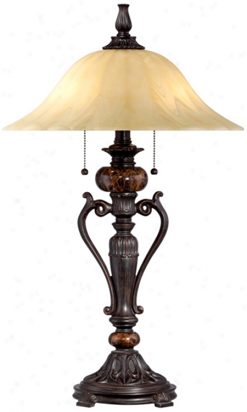 Kaghy Ireland Amor Collection 26" High Accent Twble Lamp (r9411)