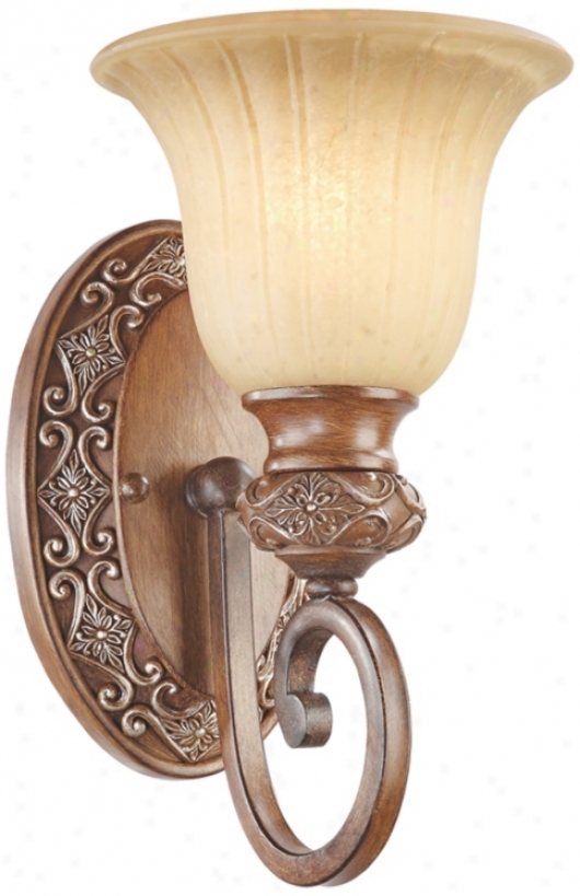 Kathy Ireland Sterling Estate 12"high Wall Sconce (m3612)