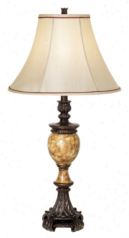Kathy Ireland's Westminster Faux Marble Urn Table Lamp (21132)